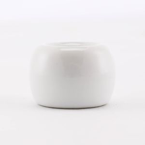 Minimalist Ceramic Toothbrush Holder Stand Ring Base Single Toothbrush Storage Bathroom Organizer