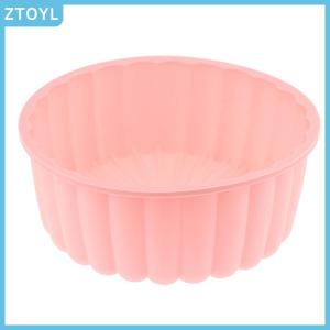 ZTOYL 6 Inch Charlotte Cake Pan Silicone Cheesecake Nonstick Round Silicone Baking Mold Cake Molds For Strawberry Shortcake Tart Pie