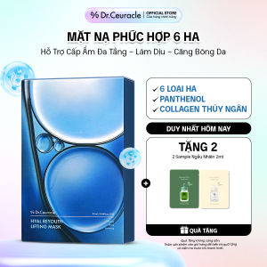 [Hộp 10 Miếng] Mặt Nạ Cấp Nước Cấp Ẩm Dr.Ceuracle Hyal Reyouth Lifting Mask 25ml/gói
