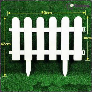 Suomi White Fence Yard Home Garden Decoration Strong Outdoor Fence Gardening Fitment