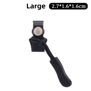 Replacement Zipper Slide Puller Lock For Down Jacket Dress Luggage Detachable Durable Rescue Screw Zipper Head