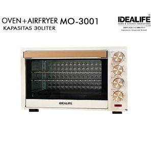 Oven Listrik Idealife Low Watt Kapasitas 30 Liter MO-3001