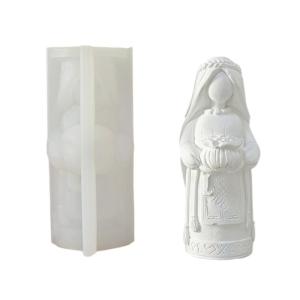 Bride Silicone Mold Easy Releasing Moulds Reusable Crafting Moulds and Soaps Moulds Silicone Texture for Crafting
