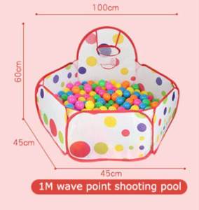 VREN Play House Kids Gifts Outdoor Toy Tents Castle Children Ocean Ball Pool Kids Play Tent with Basketry Pool Baby Indoor Outdoor Ocean Ball Playground Toy