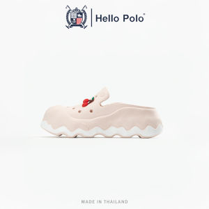 Hello Polo รองเท้าส้นสูงผู้หญิง พื้นหนา กันลื่นและทนทาน อ่อนนุ่ม เบาสบาย คลายเมื่อยเท้า วัสดุ EVA ไม่มีกลิ่น รุ่น HP8056