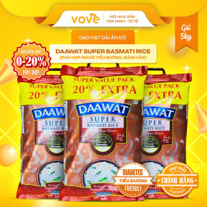 Gạo basmati Ấn Độ dành cho người tiểu đường 5kg