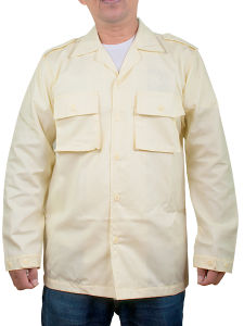 JAVA SEVEN KEMEJA SERAGAM SATPAM / SECURITY PRIA / COSTUM / UNION DRILL ISL 243 KUNING MUDA