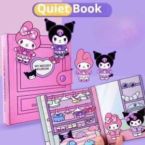 Sanrio Quiet Book Cinnamon Handmade Toys Cute Big Ears Dog Paper Doll Book Doll DIY Handmade Toy Childrens Gift