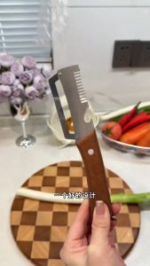 Vixplorn Stainless Steel Multifunctional Kitchen Slicer Sharp Cutting Tool For Home Green Onion Cabbage Shredder Vegetable Peeler