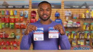 Adventure Kits QuikClot Gauze - Flexible Hemostatic Gauze for Emergency Survival or Disaster Preparedness Kits & More - Stops Bleeding Fast with Kaolin - 3" x 24"