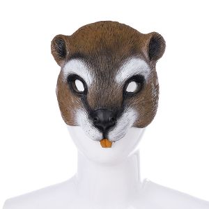 SDFSF 3D Halloween Squirrel  Realistic Creativity Halloween Cosplay  Novelty Elastic Strapy Masquerade Party  Halloween Decoration