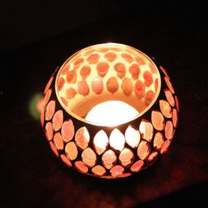 HP7HG Moroccan Style Tea Light Centerpiece Tabletop Votive Candlestick Candle Jar Home Decor Candle Holder