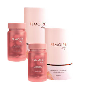 Limited-Time Promotion 【AlpR0 PhaRmAy】Femoire Day & Night Set (60 Tablets + 15 Sachets) Rose Placenta Collagen Peptide Whitening Supl Limited-Time Flash Sale