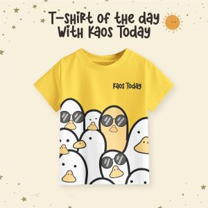 Kaos Anak Perempuan Lengan Pendek Motif Kartun Full Printing 1-12 Tahun