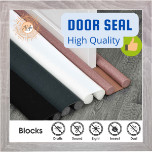 ALife World Penutup Lubang Bawah Pintu Kalis Bunyi Habuk Door Gap Seal Sound Proof Dust Proof Insect Proof Light Proof Wind Proof Door Seal Anti Cockroach Anti Insect Door Bottom Sealing Door Stop Sealing Strip Foam