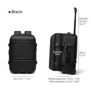 Balo vali chân không cao cấp Sea Choice SC7728-2 Vacuum backpack Balo chân không có Khóa TSA sức chứa lớn 30L đựng máy tính xách tay14