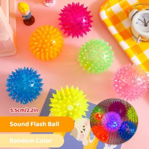 Light Up Rubber Ball with Flashing Lights Toy for Kid Fidget Bouncy Ball Toy for Kid Bounce Ball Toy