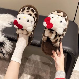 Free Shipping Trendy And Cute Cat-Themed WomenS Outerwear For 2026 Autumn And Winter Featuring A New Cartoon Design With Thick Soles And A Closed-Toe Style