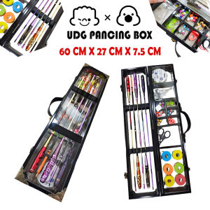 60CM Customized Pancing Kotak Box Fishing Tackle Carry Bag Hard Case Rod Reel Gear Storage Box Beg