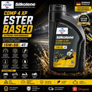 Silkolene 4T | Comp 4 XP | 15W50 | 10W40 | Semi Synthetic Ester Based | Engine Oil |