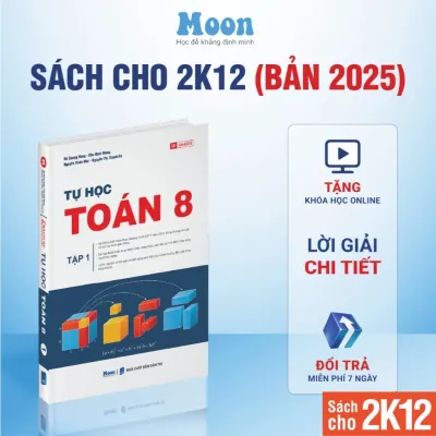 Sách ID Tự Học Toán Lớp 8 - chương trình sách giáo khoa mới kết nối tri thức cánh diều chân trời sáng tạo Moonbook