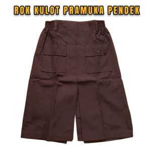 Rok Celana Kulot Pramuka Panjang Sekolah SD/MI Rok Kulot Panjang Rok Kulot Pendek Anak Perempuan