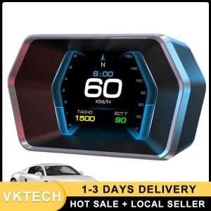 จอแสดงผลหัวขึ้นบนรถยนต์แบบพกพาพร้อม GPS และระบบคู่ จอ LCD สีสันสดใส 7 นิ้ว สำหรับการนำทางและความปลอดภัย