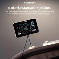 [Miễn phí lắp đặt] Ghế massage KINGSPORT G80 cao cấp con lăn 3D với 12 bài tập, công nghệ lọc khí Ion âm, túi khí massage chân cao. 