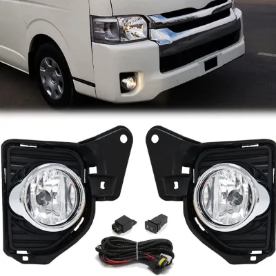 ไฟตัดหมอก ไฟสอร์ตไลท์ คอมมูเตอร์ Hiaceไฟ​ตัด​หมอก ไฟ​สปอร์ตไลท์​ TOYOTA​ COMMUTER​ 2014 2015 2016 2017 2018​ รถตู้​ ฝาครอบดำ โตโยต้า​ คอม​มิ​ว​เตอร์​