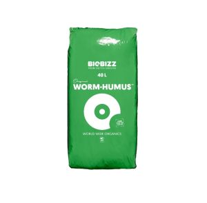Biobizz Worm Humus 40 Litre (Vermicast 100% pure organic worm castings Soil Improver Zero Compost nutritious organic fertilizer)