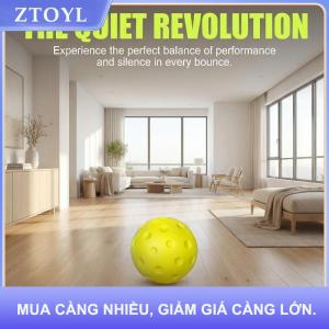【ZTOYL】 Im Lặng Pickleball Trong Nhà PU Bọt Bóng Mềm Soundless Thực Hành Bóng Cho Nhà Giải Trí Đào Tạo Trò Chơi 1/3Pcs