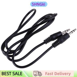 SHNGki 1Pc 3.5mm Jack male to male car aux auxiliary cord stereo audio cable 1m