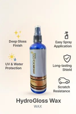 Hydro Pro HydroGloss Wax Water Repellent Long-Lasting Gloss Finish DIY Car Wax