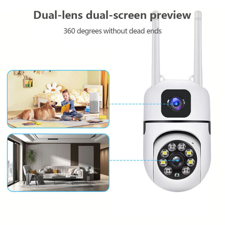 CCTV%20IP%20WiFi%20Camera%20Dual%20Lens%20Kamera%20360%20PTZ%20PAN%20TILT%208MP%20+%208MP%201080P%20APP%20V380%20PRO%20night%20vision%20-%20Image%203