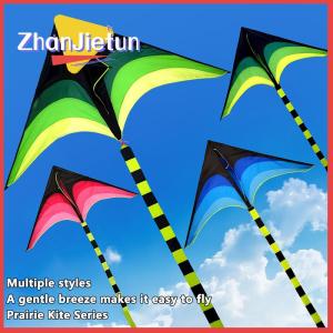 zhanjietun Kite Prairie Kite 1.2m Easy To Fly Adult Children Kite Triangle Kite Breeze Easy To Install