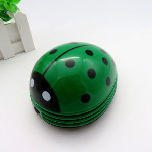 ♥Ready Stock +FREE+♥♥ Desktop Keyboard Handheld Portable Mini Ladybug Inhalation Rubber Coffee Table Vacuum Cleaner Dust Collector Home Office