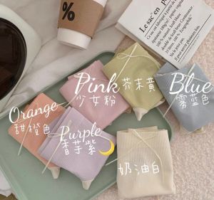 UNDERPANTS WOMEN PANTIES COTTON INNER CROTCH ANTIBACTERIAL MID WAIST HIGH STRETCH MOISTURE ABSORPTION BRIEFS UNDERPANTS UNDERWEAR (FREE SIZE)