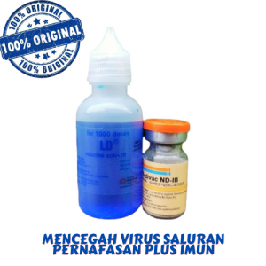 Vaksin Medivac ND - IB Dosis 1000 Ekor Vaksin Lanjutan Untuk Mencegah Virus Saluran Pernafasan Plus Imun