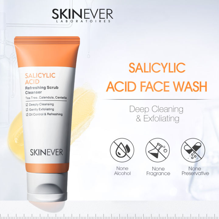 SKINEVER Salicylic Acid Refreshing Gentle Cleanser, Salicylic Acid