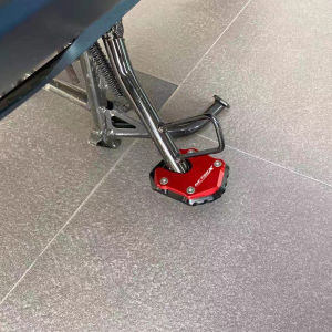 For HONDA X ADV X-ADV XADV 750 2021-2022 Motorcycle Accessories CNC Kickstand Foot Side Stand Extension Pad Support Plate & Tire Valve Cap Cover