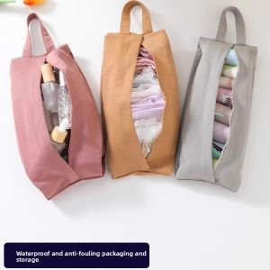 Travel Essentials Organizer: Portable Luggage Bags for Underwear Socks Toilets & Cosmetics