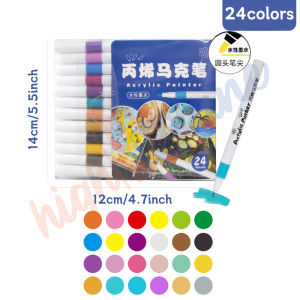 Hightune spidol acrylic marker Spidol Akrilik Spidol Pastel Pulpen Highlight Drawing Warna