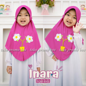 HIJAB ANAK TK INARA / JILBAB INSTAN ANAK LUCU / KERUDUNG ANAK MURAH / BERGO INSTAN JERSEY KEKINIAN