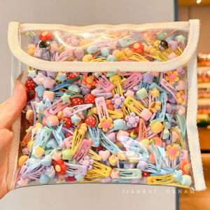 【VanHariacc】กิ๊บติดผมรูปผลไม้น่ารักสีสันสดใสสไตล์เกาหลีสำหรับเด็กผู้หญิง 5-22 ชิ้น