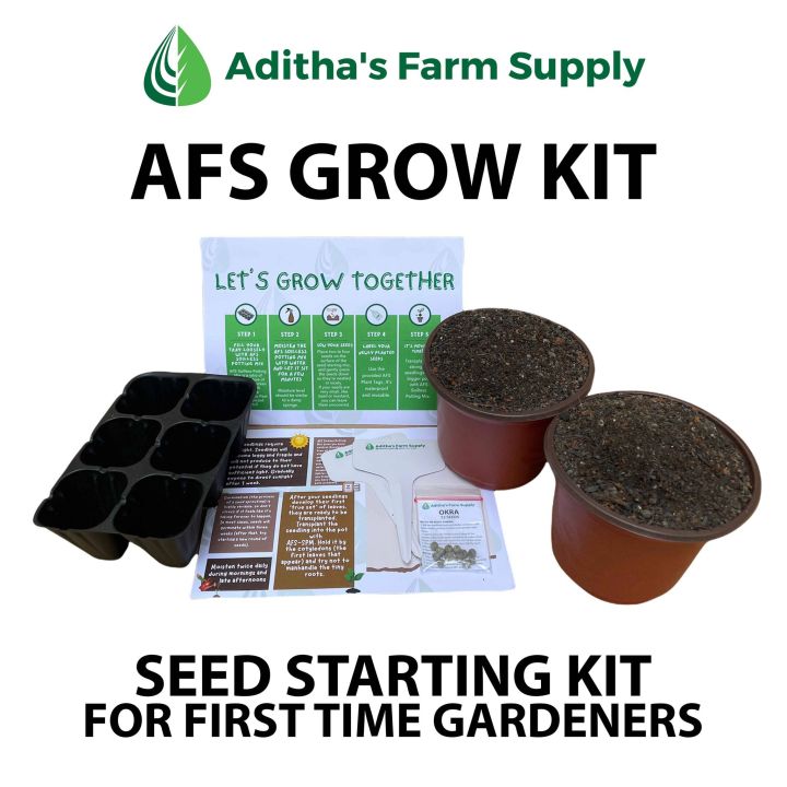 Grow Kit (Seed Starting Kit for First Time Gardeners) Lazada PH