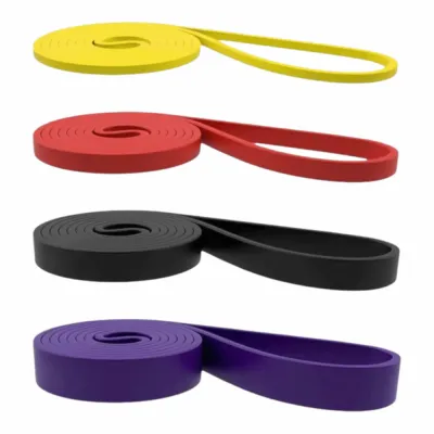 LUXURYLYN Latex đàn hồi Bộ dây kháng lực Công suất lớn 5~120lbs Máy tập thể lực tăng cường sức mạnh Chuyên nghiệp TPE Dây thun cao su Thể dục