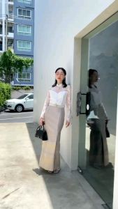 ชุดไทยประยุกต์ M L XL 2XL