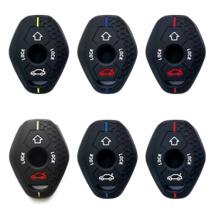 Remote Key Cover Protective Shell Full Protection Key Fob Case Scratchproof Protector Silicone Car Key Case for E46