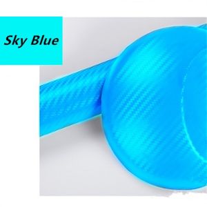 3D Carbon Fiber Film Wrap Vinyl Multi purpose Car Sticker Sheet 127 x 30cm