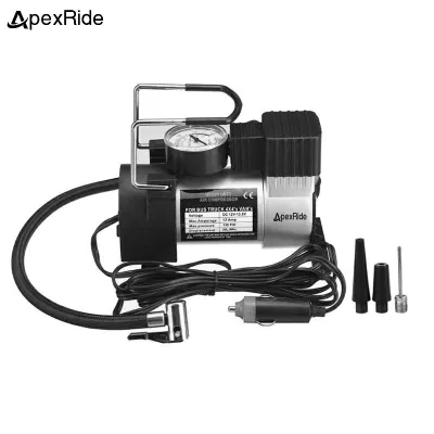 ApexRide Kompresor Mini Pompa Ban Mobil Motor Elektrik Mini Pompa Angin Heavy Duty Air Compressor DC 12V 150 PSI Car Karet Tire